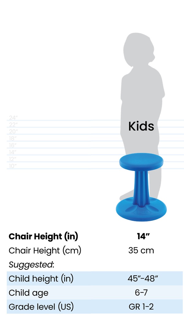 Kids Kore Wobble Chair 14 Inch Teacher Direct